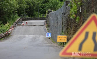 Route de Salazie fermée à la circulation, purge route de salazie