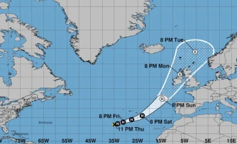 Cyclone Ophélia