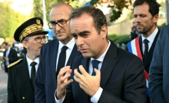 Le Premier secrétaire du Parti socialiste Olivier Faure, le 10 octobre 2025 à l'Elysée, à Paris