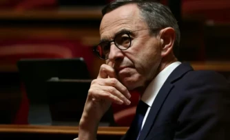 Le président des Républicains, Bruno Retailleau, le 27 novembre 2025 à l'Assemblée nationale à Paris ( AFP / Thomas SAMSON )