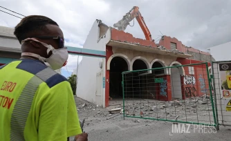 chantier btp demolition du Ritz