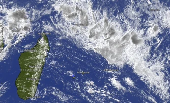 Une zone perturbée à 1.355 km au nord de La Réunion