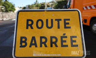 panneau route barrée drr 