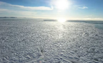 La banquise près de l'île canadienne de Devon, dans l'archipel arctique, le 27 septembre 2015 ( AFP / Clement Sabourin )