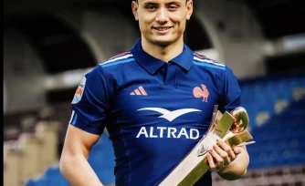 Louis Bielle Biarrey meilleur joueur 6 nations