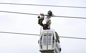 exercice évacuation téléphérique papang