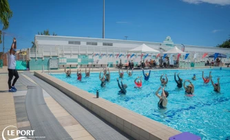 Le Port : le public au rendez-vous pour découvrir les activités de la piscine municipale