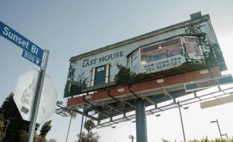 [Vidéos] Los Angeles : un homme vit dans un panneau publicitaire pour promouvoir un film Netflix