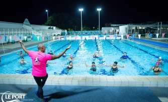 Le Port : une soirée sous l'eau à la piscine Jean-Lou Javoy