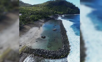 Petite-Ăle : aprĂšs 12 ans d'attente, le bassin de Grande Anse rouvre Ă la baignade