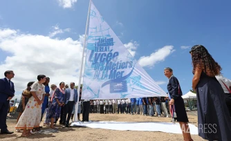 Première pierre du futur lycée des métiers de la mer 