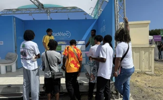 Le Sidélec a sensibilisé à la transition énergétique au Salon Nou Lé Lokal