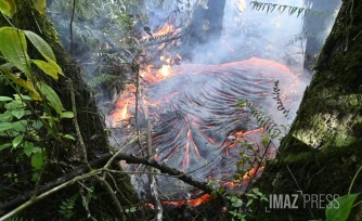 La lave sur la route samedi 14 mars 2026