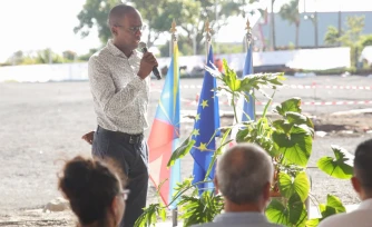 Saint-Denis : le futur gymnase de Champ-Fleuri prend forme