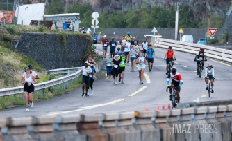 [Photos] Marathon de la corniche : 1.300 coureurs sur le bitume, la route du littoral fermée dans le sens nord - ouest