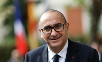 Le ministre français de l'Intérieur Laurent Nunez en déplacement à Espagne, le 24 ctobre 2025 à Madrid