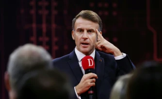 Le président Emmanuel Macron à Toulouse, le 12 novembre 2025