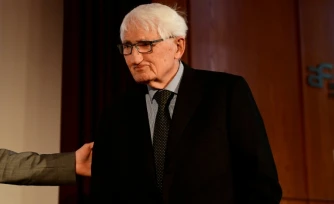 Le philosophe allemand Jürgen Habermas, le 16 mars 2017 à Berlin 