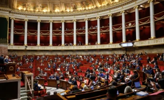 L'Assemblée nationale durant les débats sur le budget de la Sécurité sociale, le 5 décembre 2025 à Paris