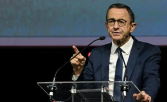 Le président des Républicains (LR), Bruno Retailleau au Mans, le 10 octobre 2025