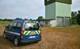 Le silo où les enquêteurs ont découvert le corps d'une enfant qui pourrait être Lyhanna, à Puycasquier dans le Gers, le 5 juin 2026