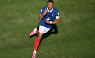Kylian Mbappé, auteur d'un doublé pour la France face au Sénégal, pour son entrée en lice à la Coupe du monde, le 16 juin 2026 à East Rutherford (New Jersey)