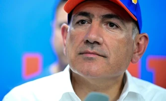 Le Premier ministre arménien Nikol Pashinyan le 8 juin 2026, à Erevan, en Arménie