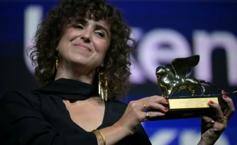 La réalisatrice danoise May El-Toukhy a remporté le Lion d'or au festival de cinéma de Venise, pour son film "Woman unknown", le 12 septembre 2026
