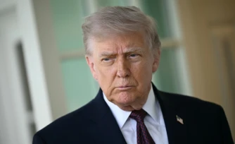 Le président américain Donald Trump à la Maison Blanche, le 13 avril 2026 à Washington