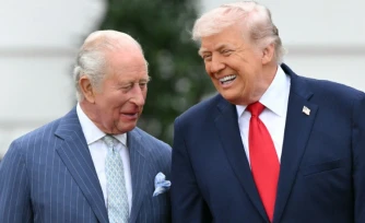 Le président américain Donald Trump reçoit le roi Charles III à la Maison Blanche, le 28 avril 2026