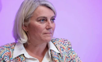 La ministre de la Santé, Stéphanie Rist lors d'une conférence de presse sur la situation concernant l'hantavirus, le 12 mai 2026 à Paris