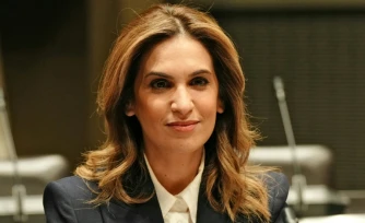 La journaliste Sonia Mabrouk, le 29 février 2024 à Paris