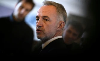 Le maire de Paris Emmanuel Grégoire, le 29 mars 2026, à Paris
