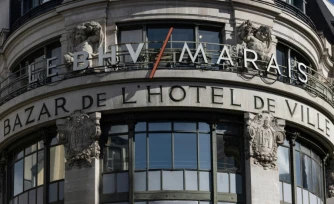 Le Bazar de l'Hôtel de Ville (BHV) à Paris, le 5 octobre 2025