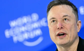 Elon Musk, le 22 janvier 2026 Ă Davos