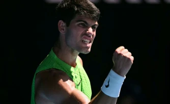 L'Espagnol Carlos Alcaraz lors de l'Open d'Australie, le 30 janvier 2026