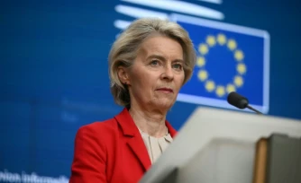La présidente de la Commission européenne Ursula von der Leyen, à Bruxelles, le 22 janvier 2026
