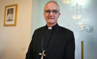 L'archevêque Thibault Verny à Rome le 15 octobre 2025