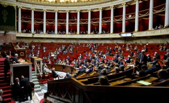 L'Assemblée nationale lors d'une session de questions au gouvernment, à Paris le 13 on novembre 2024