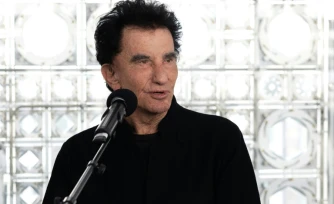 Le président de l'Institut du Monde Arabe (IMA), Jack Lang, lors d'une cérémonie d'adieu aprÚs sa démission de la présidence de l'IMA, le 16 février 2026 à Paris