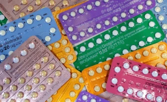 Photo d'archives de plaquettes de pilules contraceptives prise le 28 janvier 2013