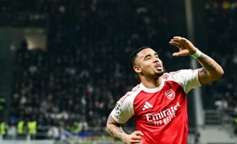 L'attaquant brésilien d'Arsenal Gabriel Jesus après son doublé contre l'Inter Milan, au stade San Siro en Ligue des champions le 20 janvier 2026
