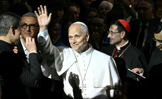 Le pape Léon XIV au Movistar Arena de Madrid, Espagne, le 7 juin 2026