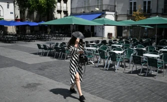 Dans une rue de Nantes, dans l'ouest de la France, le 23 juin 2026