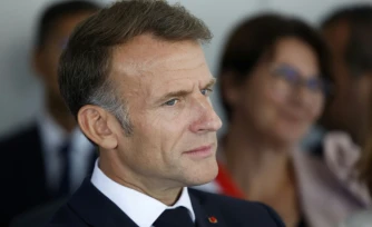 Emmanuel Macron, le 1er septembre 2026, à Mende, dans le sud de la France