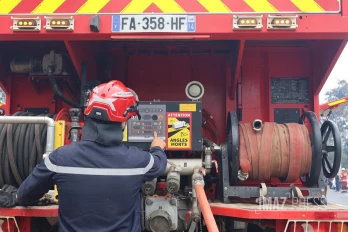 Incendie à Saint-François (Saint-Denis) 