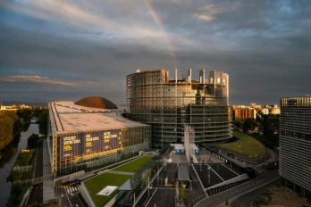 Le Parlement européen de Strasbourg, le 9 juin 2024