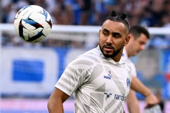 Le capitaine marseillais Dimitri Payet avant le match contre Reims au Vélodrome, le 7 août 2022 