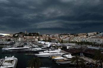 Des yachts de luxe dans le port de Cannes, le 22 mai 2025