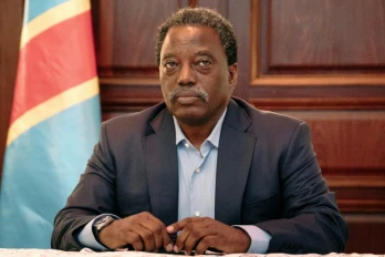L'ex-président de la République démocratique du Congo (RDC), Joseph Kabila, assiste à une conférence de presse de présentation d'un nouveau mouvement politico-militaire baptisé Front pour la refondation de la nation (FRN), le 12 octobre 2026 à Goma, dans l'est de la RDC   